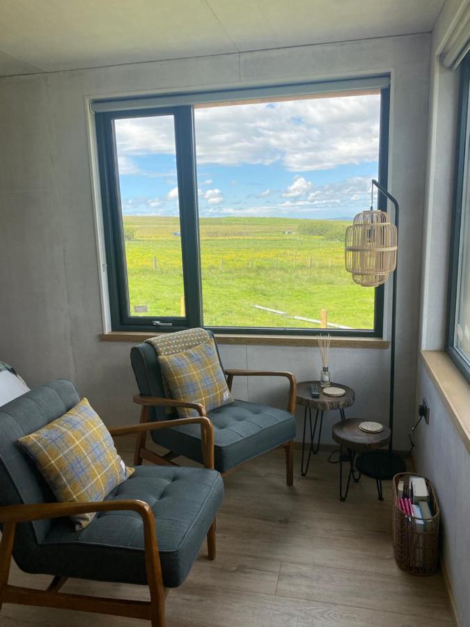 Garrabost Unique Luxurious Cabin On Sea View Working Croft מראה חיצוני תמונה